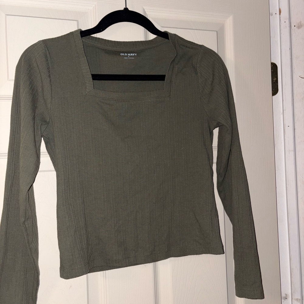 Old Navy Women's Sage Long Sleeve Tee